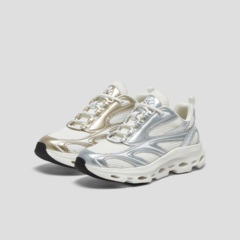 SKAP圣伽步女鞋2025春季新款增高厚底时尚透气户外女运动鞋