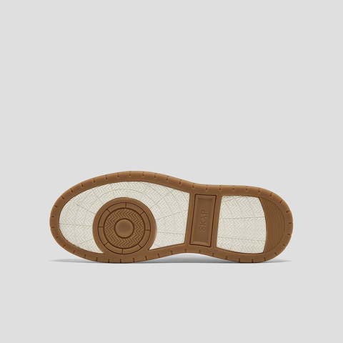 SKAP圣伽步男鞋2025春季新款厚底时尚拼色系带男休闲板鞋