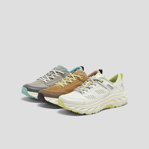 SKAP圣伽步男鞋2025春季新款户外厚底系带轻质男休闲运动鞋