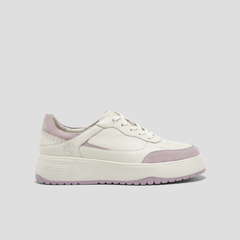 SKAP圣伽步女鞋2025春季新款日常百搭厚底系带女休闲板鞋