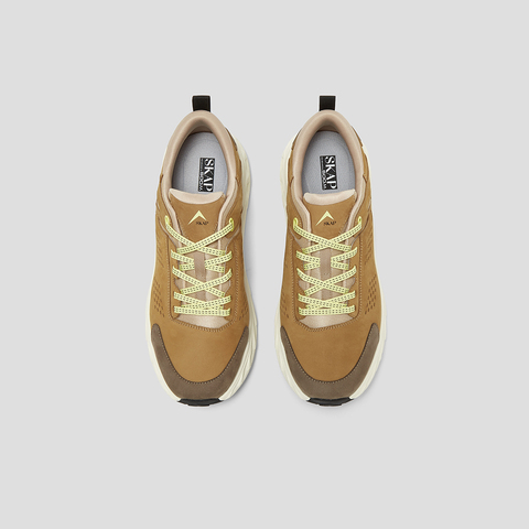 SKAP圣伽步男鞋2025春季新款户外厚底系带轻质男休闲运动鞋