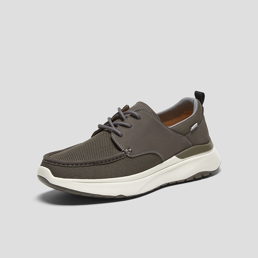 SKAP圣伽步男鞋2025春季新款日常复古厚底透气舒适男休闲鞋