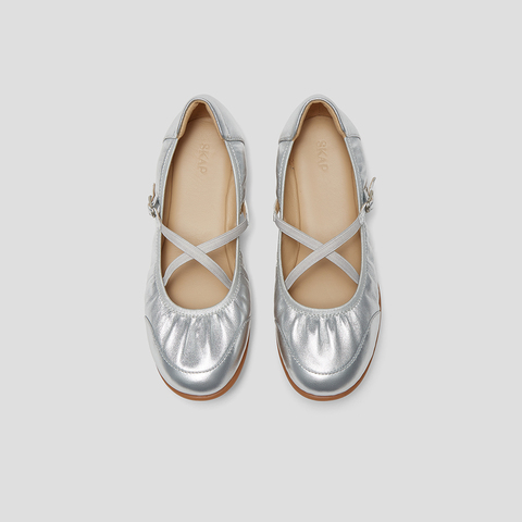 SKAP圣伽步女鞋2025春季新款浅口气质通勤舒适女款玛丽珍鞋