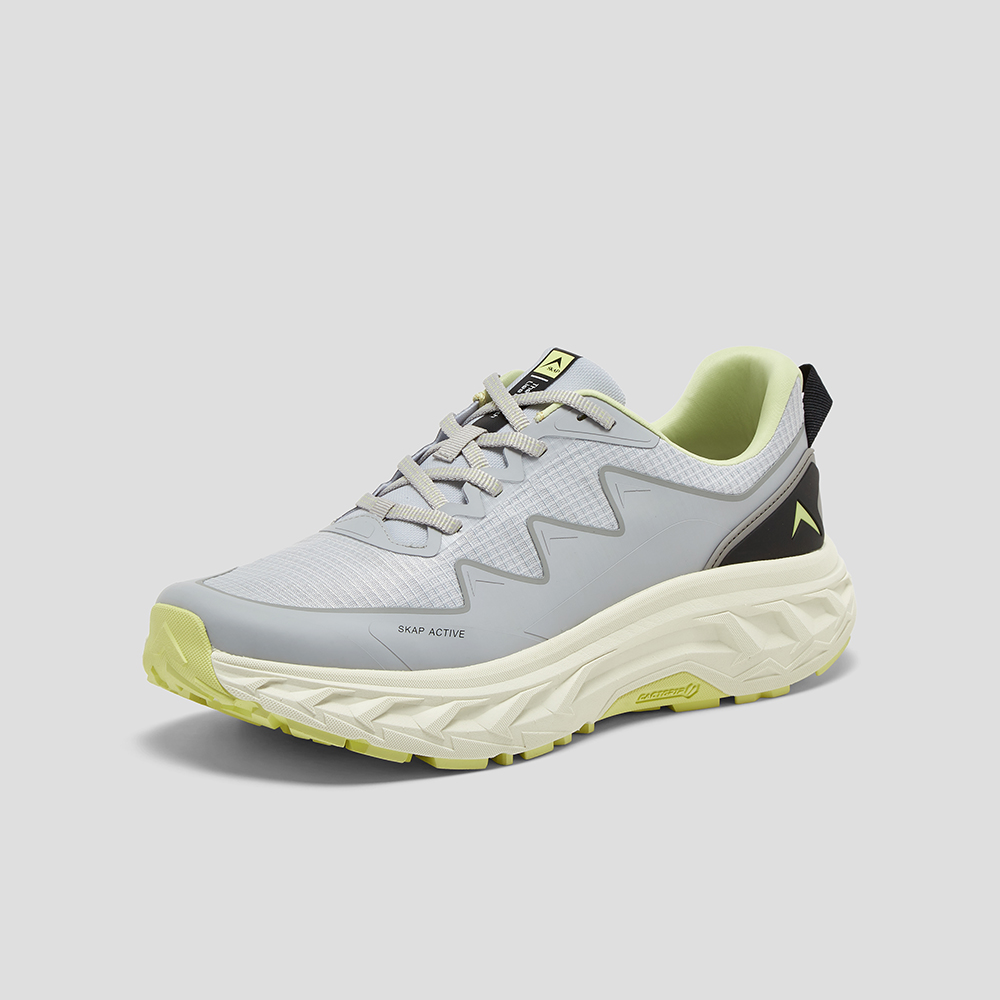 SKAP圣伽步男鞋2025春季新款户外舒适厚底系带男休闲运动鞋