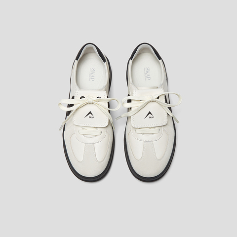 SKAP圣伽步女鞋2025春季新款德训鞋舒适复古日常女休闲鞋