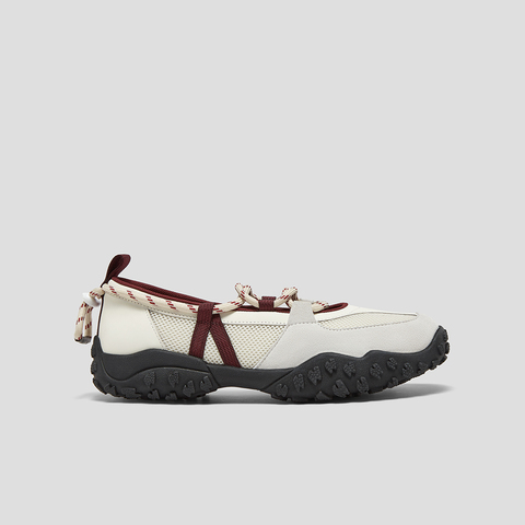 SKAP圣伽步女鞋2025秋季新款气质复古抽绳舒适拼色女款休闲芭蕾鞋