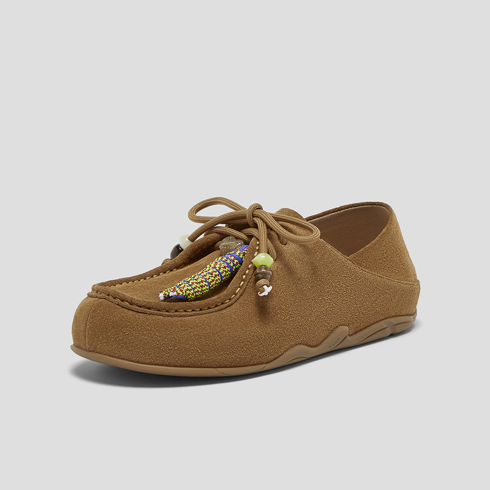 SKAP圣伽步女鞋2025秋季新款百搭系带旅游舒适平底日常女款休闲鞋