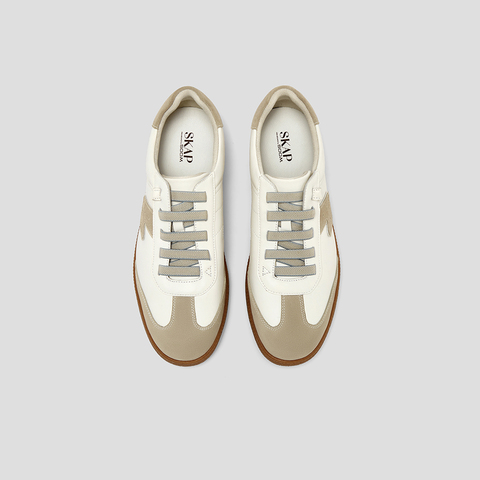 SKAP圣伽步男鞋2025秋季新款德训简约时尚平底舒适松紧带男休闲鞋