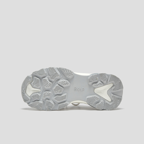 SKAP圣伽步女鞋2025秋季新款旅游户外双鞋带厚底拼色时尚女老爹鞋