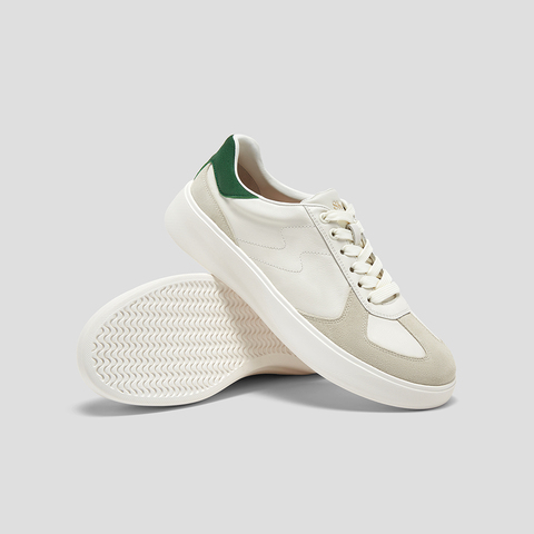 SKAP圣伽步男鞋2025秋季新款德训简约轻质厚底系带日常男款休闲鞋