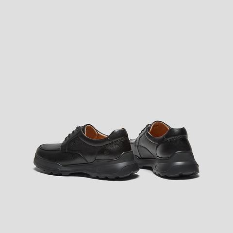 SKAP圣伽步男鞋2025秋季新款通勤日常系带厚底舒适男款休闲皮鞋