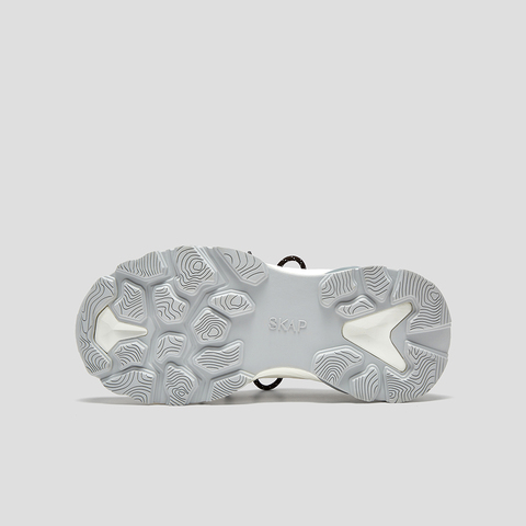 SKAP圣伽步女鞋2025秋季新款旅游户外双鞋带厚底拼色时尚女老爹鞋