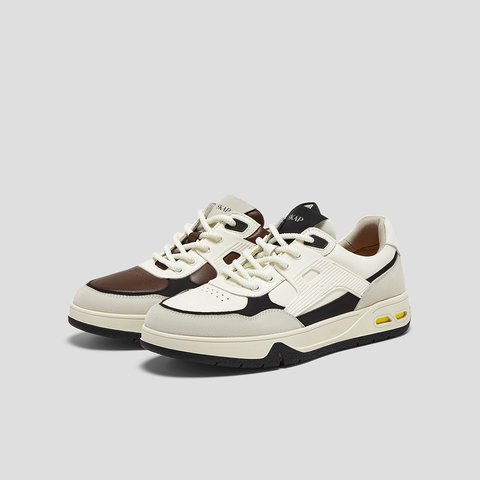 SKAP圣伽步男鞋2025秋季新款板鞋运动厚底系带舒适时尚男款休闲鞋