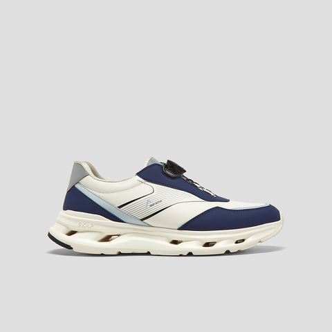 SKAP圣伽步男鞋2025秋季新款户外运动厚底旋转扣拼色舒适男休闲鞋