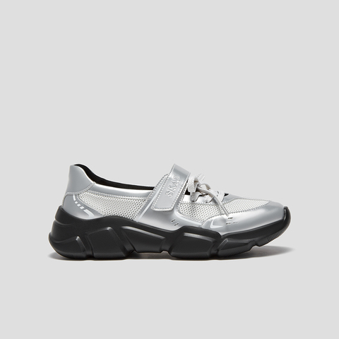 SKAP圣伽步女鞋2025秋季新款日常玛丽珍鞋魔术贴舒适厚底女休闲鞋