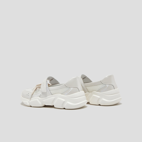 SKAP圣伽步女鞋2025秋季新款日常玛丽珍鞋魔术贴舒适厚底女休闲鞋