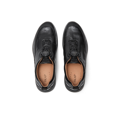 SKAP圣伽步男鞋2025秋季新款运动旋转扣日常轻质透气男款休闲鞋