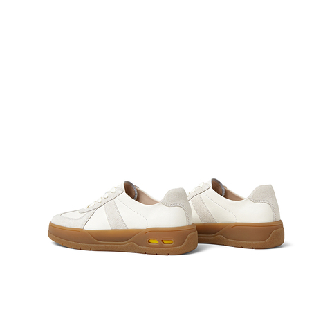 SKAP圣伽步女鞋2025秋季新款德训鞋轻便增高双鞋带复古女士休闲鞋