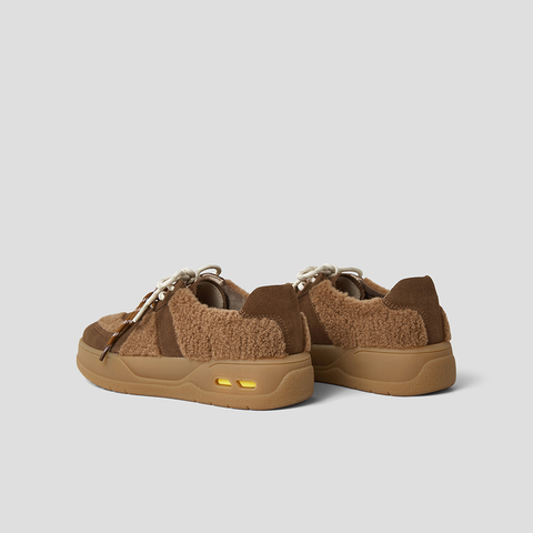 SKAP圣伽步女鞋2025秋季新款德训鞋轻便增高双鞋带复古女士休闲鞋