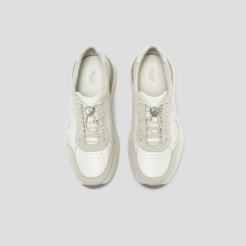 SKAP圣伽步女鞋2025秋季新款舒适单鞋系带简约日常女款休闲运动鞋