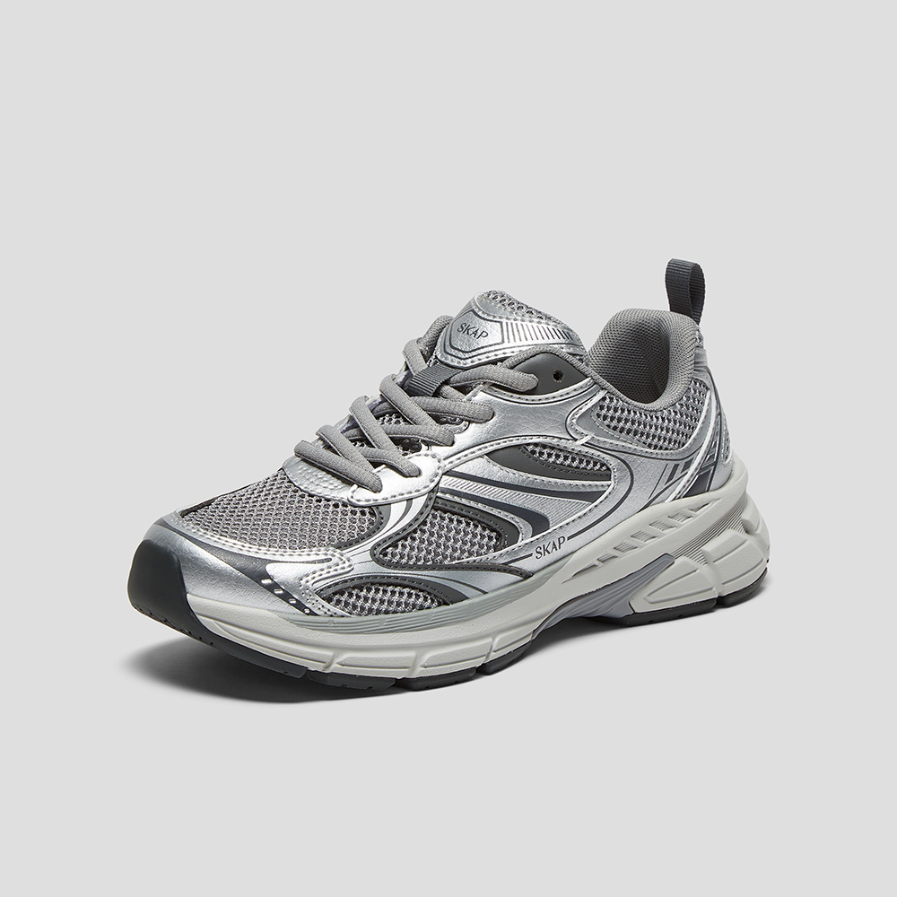 SKAP圣伽步女鞋2025秋季新款老爹鞋增高潮流运动舒适女款旅游鞋