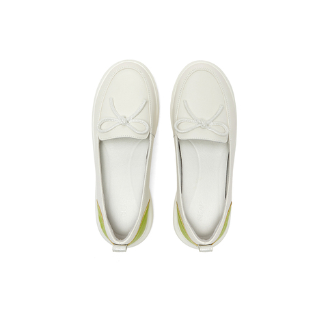 SKAP圣伽步女鞋2025秋季新款蝴蝶结气质舒适轻质一脚蹬女款休闲鞋