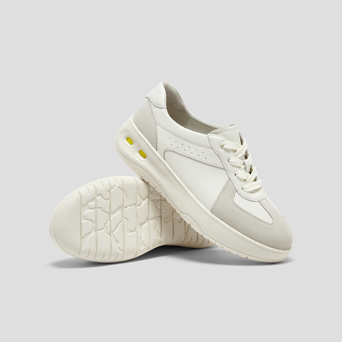 SKAP圣伽步女鞋2025秋季新款休闲鞋增高复古小个子轻便女款德训鞋