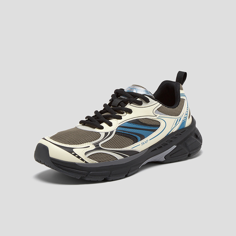 SKAP圣伽步男鞋2025秋季新款休闲网面透气轻便时尚户外男款运动鞋