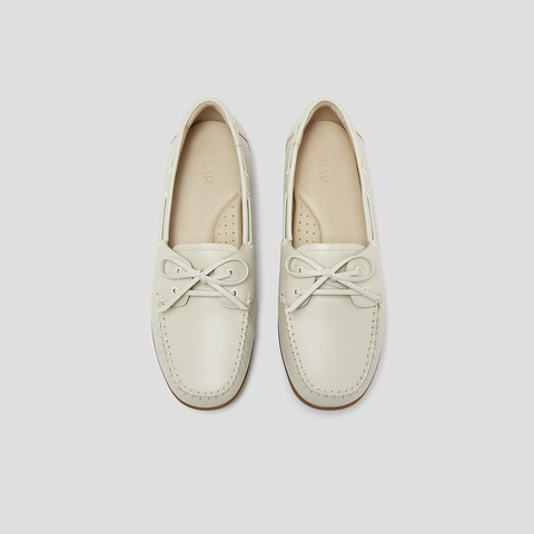 SKAP圣伽步女鞋2025秋季新款休闲乐福通勤蝴蝶结软底复古女豆豆鞋