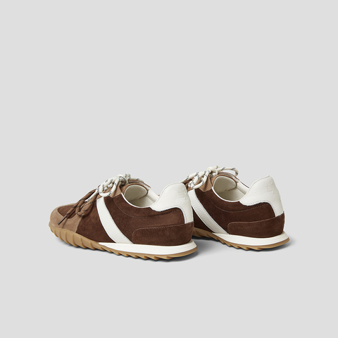 SKAP圣伽步女鞋2025秋季新款德训鞋百搭舒适双鞋带女款运动休闲鞋