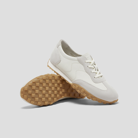 SKAP圣伽步女鞋2025秋季新款德训鞋日常轻便拼接舒适女款休闲鞋