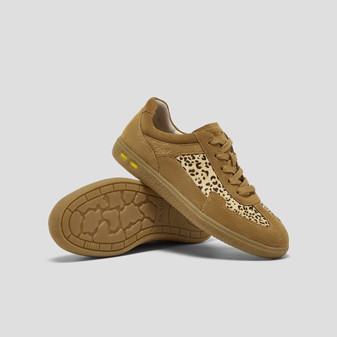 SKAP圣伽步女鞋2025秋季新款德训鞋复古薄底鞋舒适板鞋女款休闲鞋