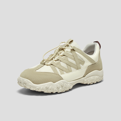 SKAP圣伽步女鞋2025秋季新款休闲拼色运动平底时尚女款芭蕾德训鞋