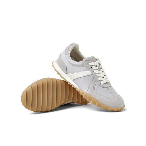 SKAP圣伽步女鞋2025秋季新款德训鞋百搭舒适双鞋带女款运动休闲鞋