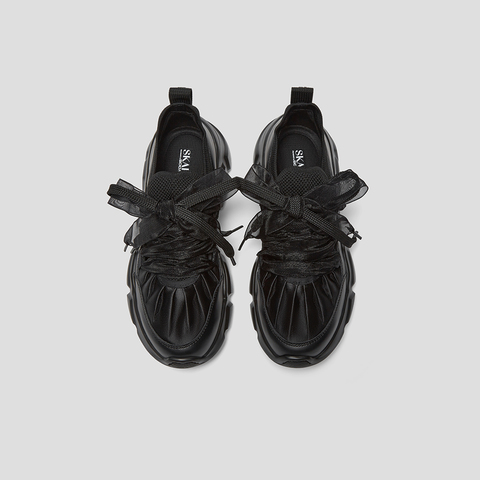 SKAP圣伽步女鞋2025秋季新款时尚气质软底轻便休闲女士芭蕾舞鞋