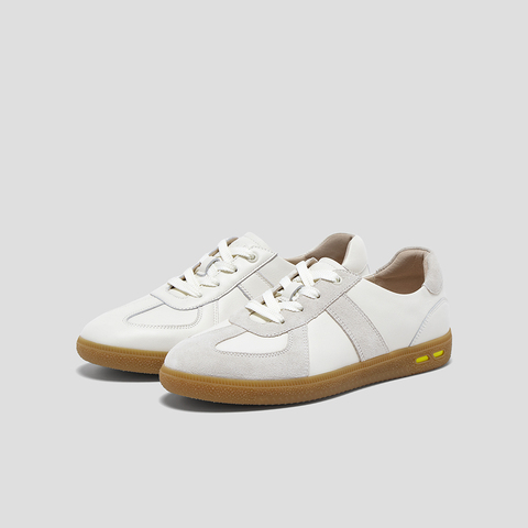 SKAP圣伽步女鞋2025秋季新款德训鞋舒适复古运动鞋薄底女款休闲鞋