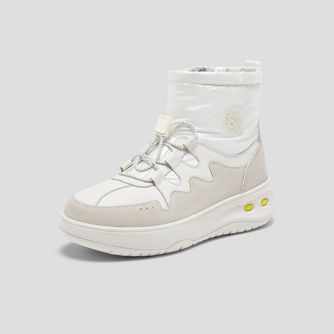 SKAP圣伽步女鞋2025冬季新款雪地靴保暖加厚高帮舒适女款休闲靴