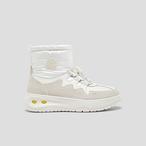 SKAP圣伽步女鞋2025冬季新款雪地靴保暖加厚高帮舒适女款休闲靴