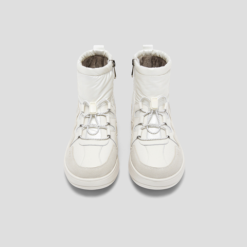 SKAP圣伽步女鞋2025冬季新款雪地靴保暖加厚高帮舒适女款休闲靴