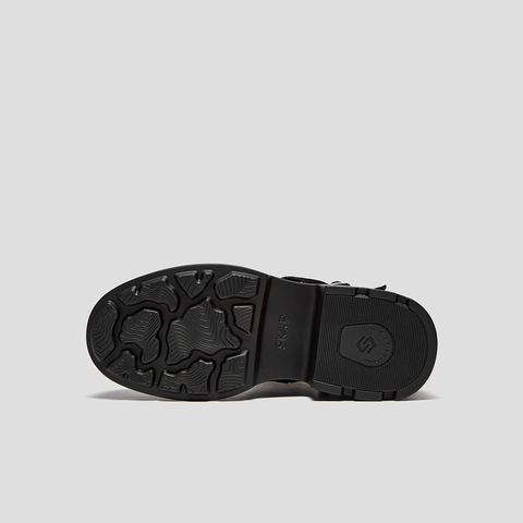 SKAP圣伽步女鞋2025冬季新款休闲短靴保暖复古绑带舒适女款雪地靴