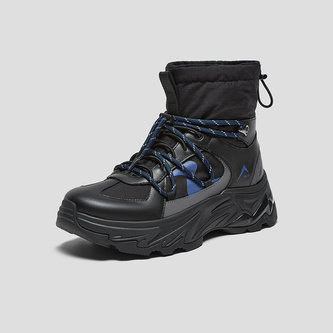 SKAP圣伽步女鞋2025冬季新款休闲雪地靴增高加绒加厚女款户外靴