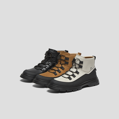 SKAP圣伽步男鞋2025冬季新款马丁靴复古休闲低靴轻便男款休闲靴