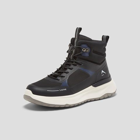 SKAP圣伽步女鞋2025冬季新款运动靴增高户外雪地靴短筒女款休闲靴