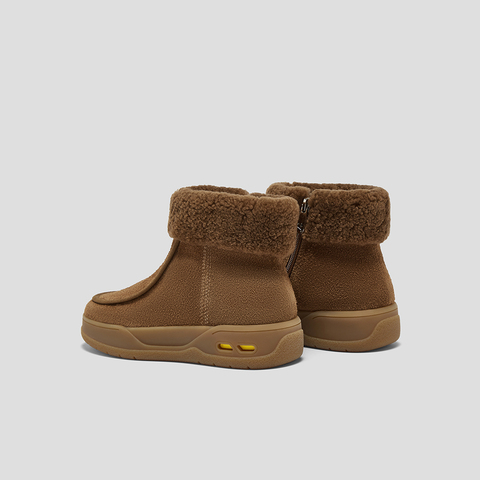 SKAP圣伽步女鞋2025冬季新款雪地靴毛绒保暖舒适短筒女款休闲靴