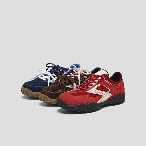 SKAP圣伽步女鞋2026春季新款休闲德训鞋薄底复古双鞋带女款运动鞋