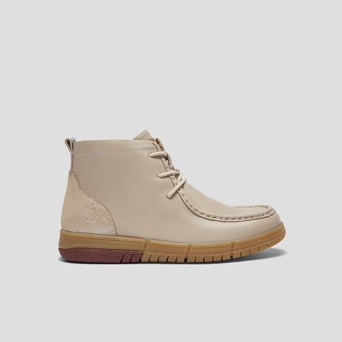 SKAP圣伽步女鞋2026春季新款短靴牛津复古高帮轻便软皮女款休闲靴