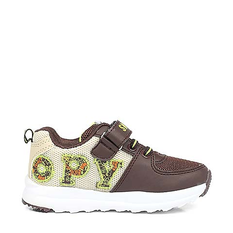 SNOOPY/史努比啡色PU男小童灯鞋运动鞋ND80830