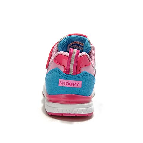 史努比春季优质反绒超纤运动鞋 轻便魔术贴休闲鞋 SNQ5086