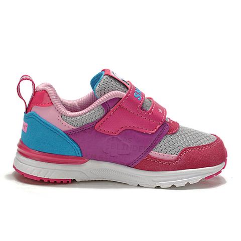 史努比春季优质反绒超纤运动鞋 轻便魔术贴休闲鞋 SNQ5086