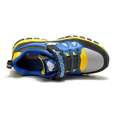 史努比春季新款男童优质反绒皮运动鞋 大童轻便户外休闲鞋SNQ5146